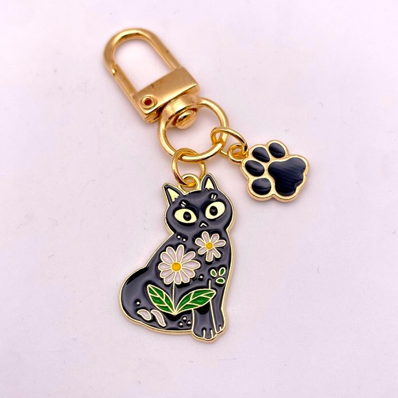 KITTY PAW PRINT | Bag Charm | Keychain (Brand New!) 🐾 - Picture 1 of 5
